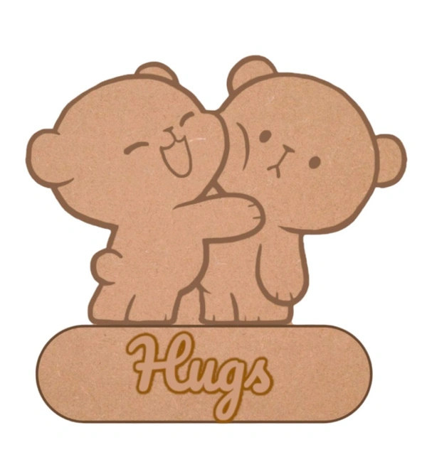 Teddy Double Layer Fridge Magnet - 1 piece