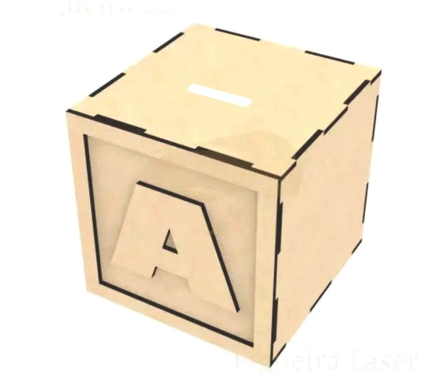 Monogram Piggy Bank - B