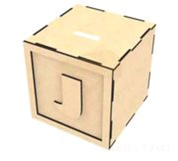 Monogram Piggy Bank - J