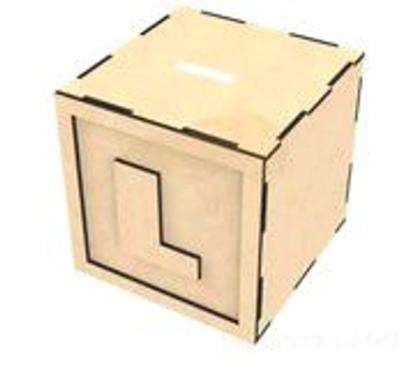 Monogram Piggy Bank - L