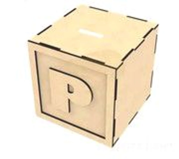 Monogram Piggy Bank - P