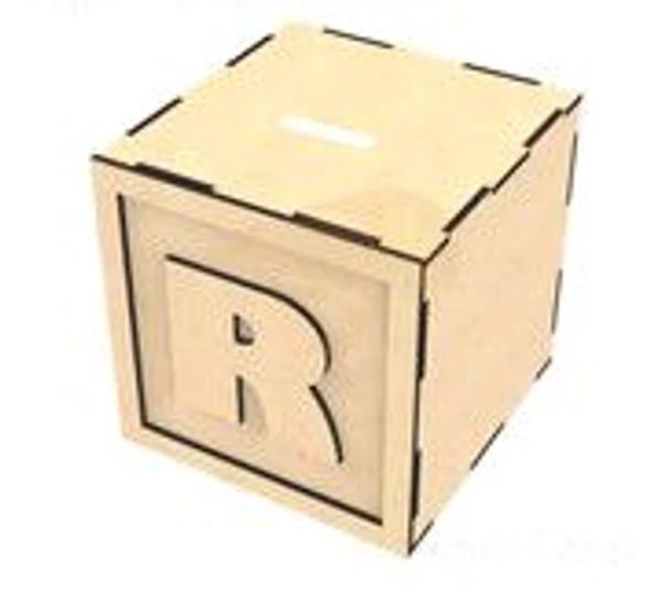 Monogram Piggy Bank - R