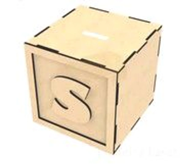 Monogram Piggy Bank - S