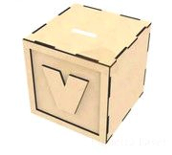 Monogram Piggy Bank - V