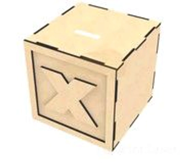 Monogram Piggy Bank - X