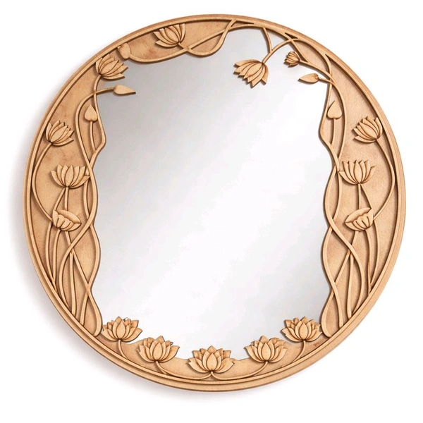 Lotus Double Layer Mirror - 16 inches