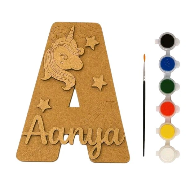 Unicorn Monogram Kids DIY kits