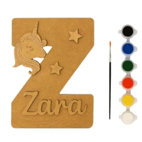 Unicorn Monogram Kids DIY kits