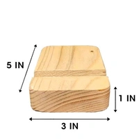 Pinewood Phone Stand / Mobile Stand - Set of 2