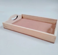 Pinewood Tray / Hamper Curved Handle - 12"/10"/2"