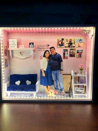 MDF LED Shadow Box Acrylic Lid - 8"/8"/2"