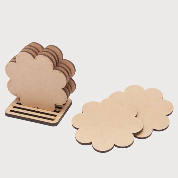 Floral Coaster With Stand - 2.5mm