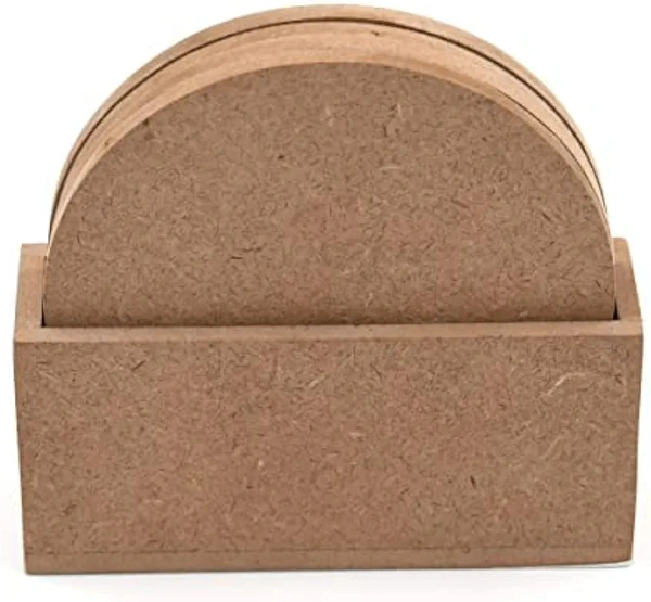 Round Coaster With Box Stand - 6