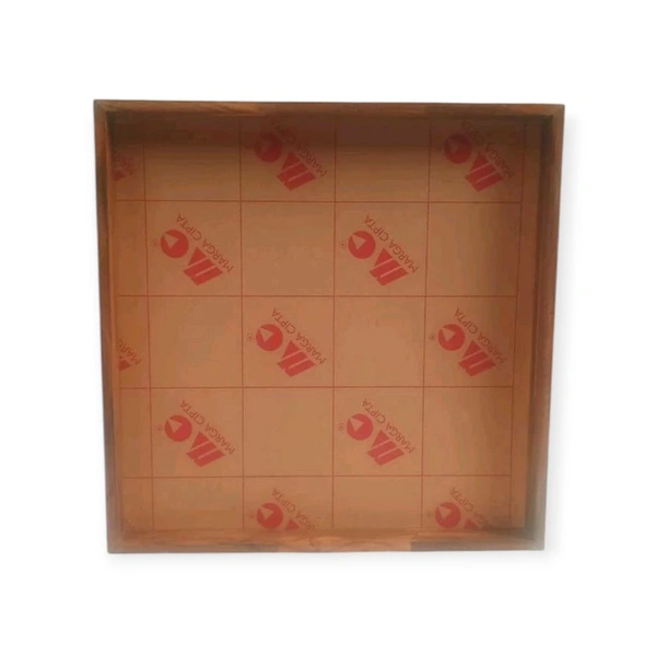 Teak Wood Floating Frames Varmala Preservation Frames - base Acrylic - 12 x 9"