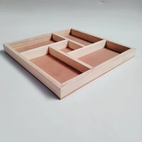 Wooden Platter With Partition