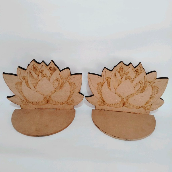 Lotus Wall Floating Shelf - Pair