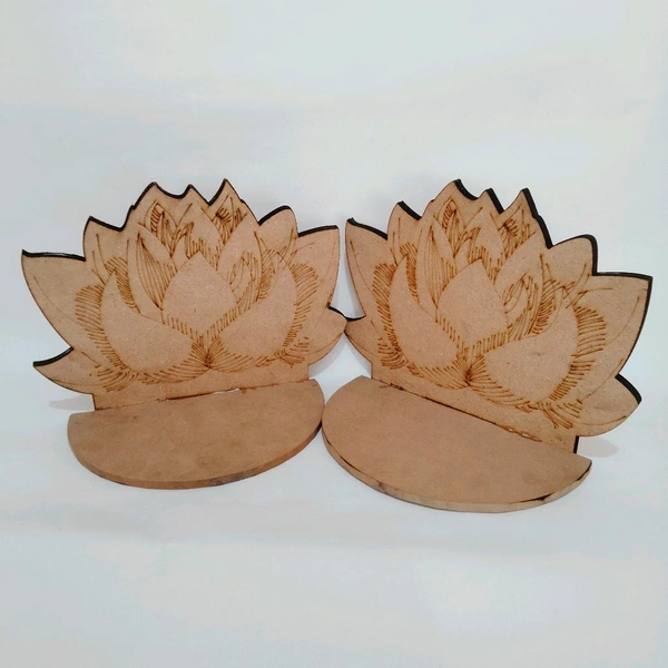 Lotus Wall Floating Shelf - Pair