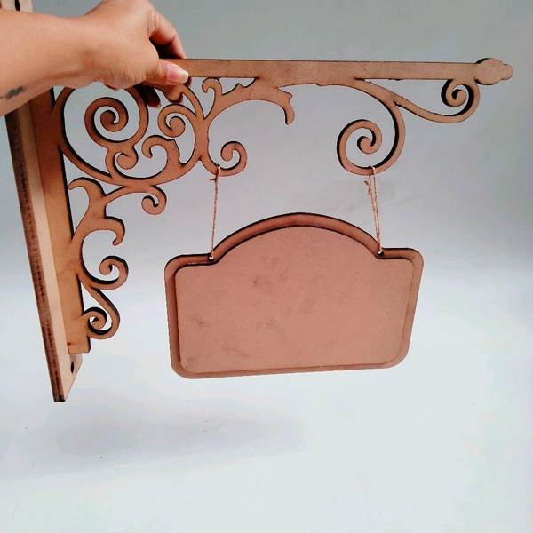 Victorian Hanging Name Board