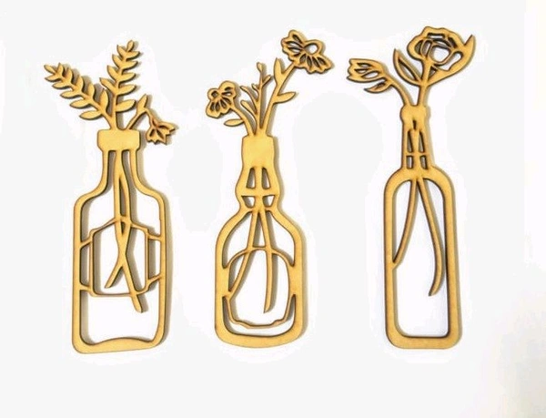 Wall Decor Flower Vase Set