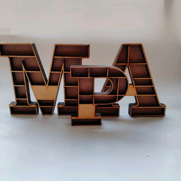 Miniature Alphabet Bookshelf - 10 Inch, P