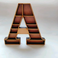 Miniature Alphabet Bookshelf - 10 Inch, P