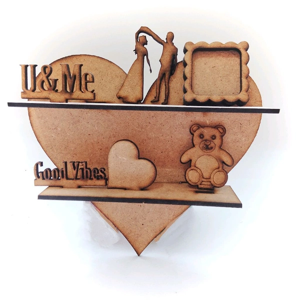 Miniature Shelf - Heart - Good Vibes & You Me