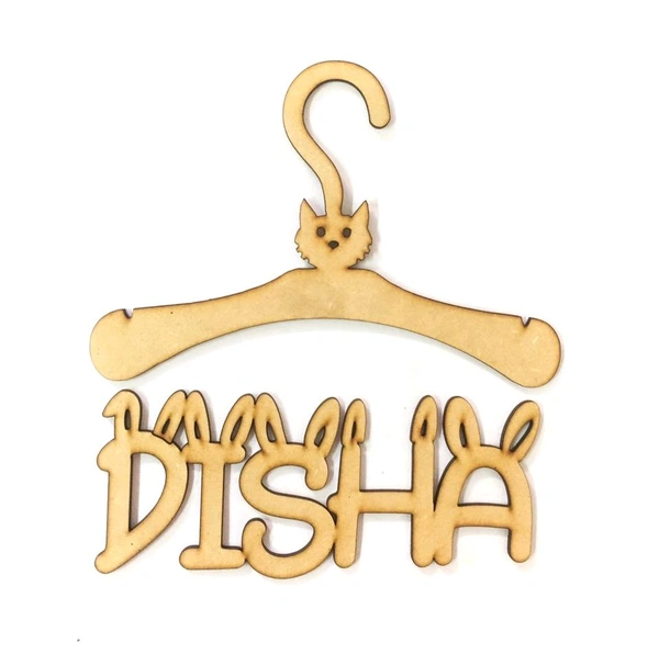 Hanger Themed Kids Nameboard