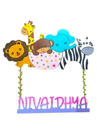 Animal Kingdom Kids Nameboard