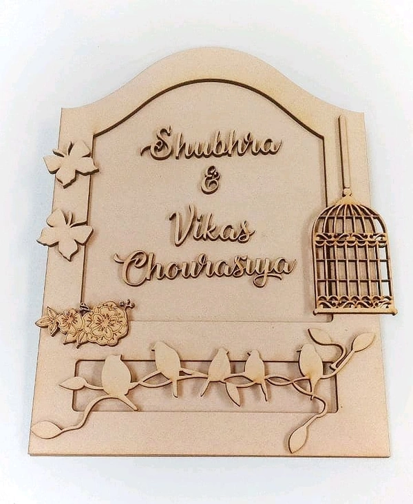 Bird Cage Name Board