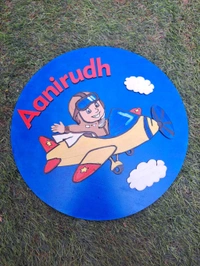 Astronaut Theme Kids Name Board