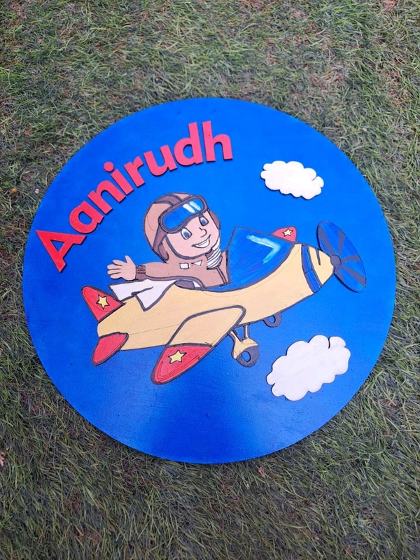 Astronaut Theme Kids Name Board