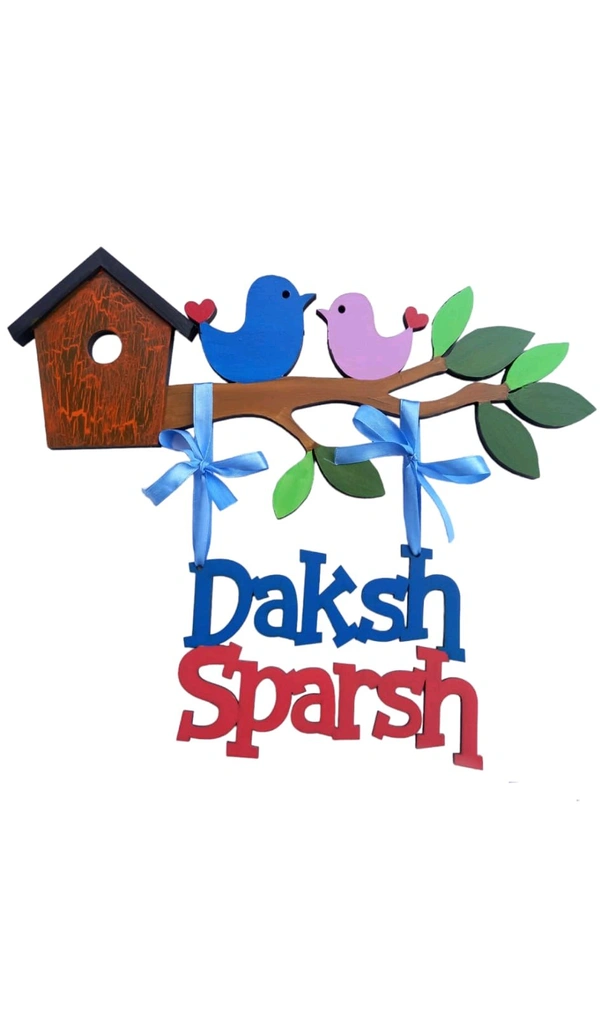 Bird Hanging Name Board