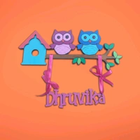 Cute Owl Hanging Name Board