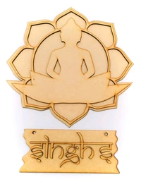 Buddha Hanging Name Board