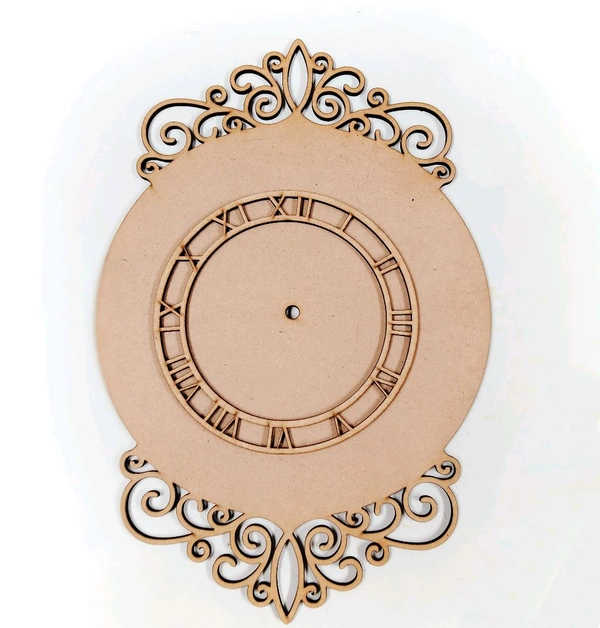 Vintage Victorian Style Clock With Roman Number Ring