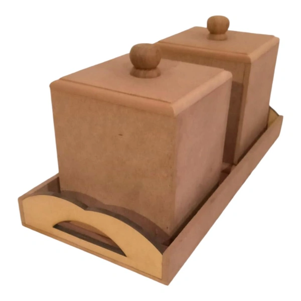 Dry Fruits Jar & Tray Set - Large Set