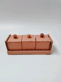 Dry Fruits Jar & Tray Set With Lid - Small Set