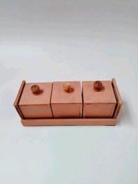 Dry Fruits Jar & Tray Set With Lid - Small Set