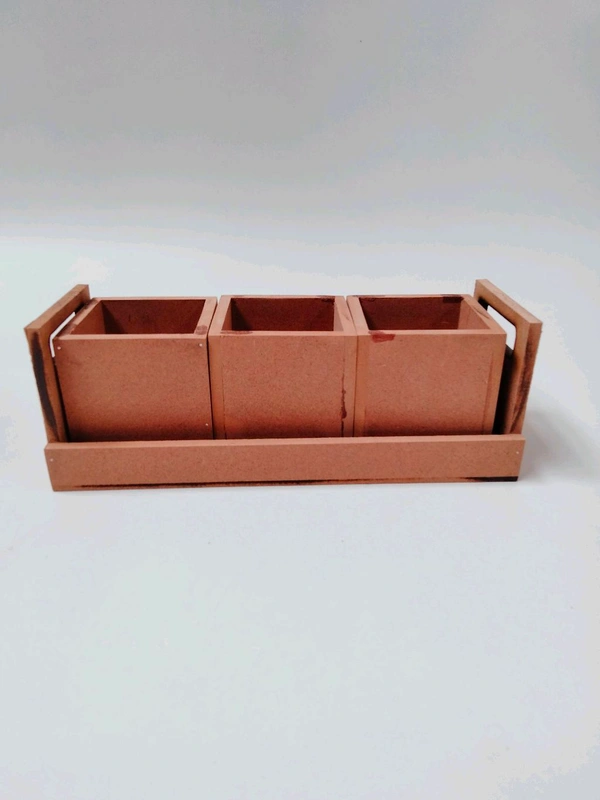 Dry Fruits Jar & Tray Set Without Lid - Large Set