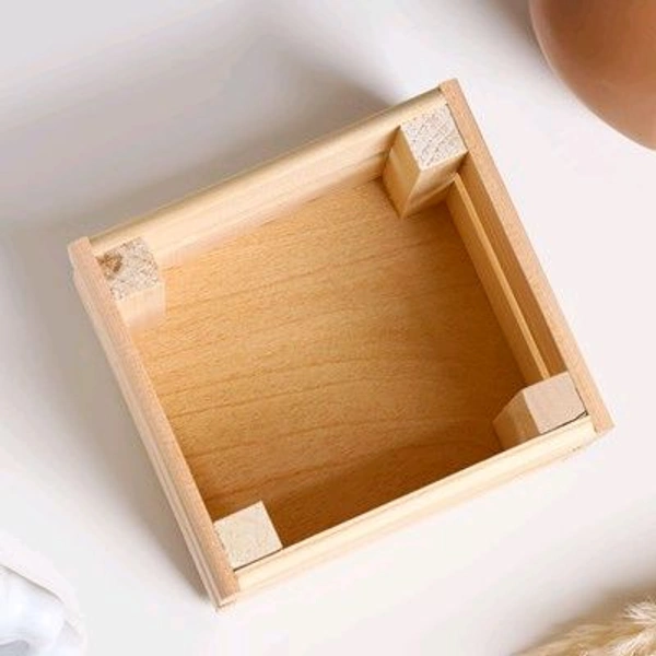Pinewood Mini Baskets / Planter Box - 8 x 8 x 4 Inches