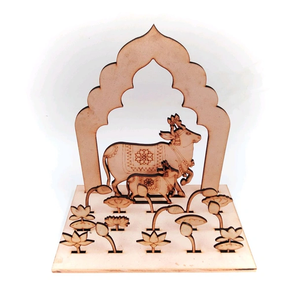 Table Top - Jharokha Pichwaii Cow And Lotus Decor