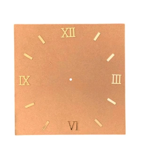 Square Clock - Roman Numerals - 8 Inches, 4mm