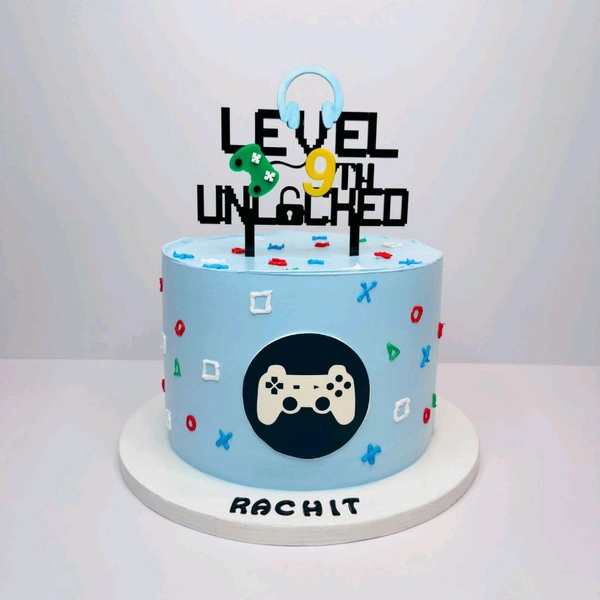 Birthday Cake Topper - Gamers - Small