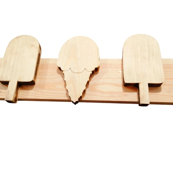 Icecream Themed Wall Hanger Wall Organiser - Bag Hanger Medal Hanger