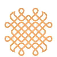 Kolam Cutout - 9 - 1 Pc, Gold