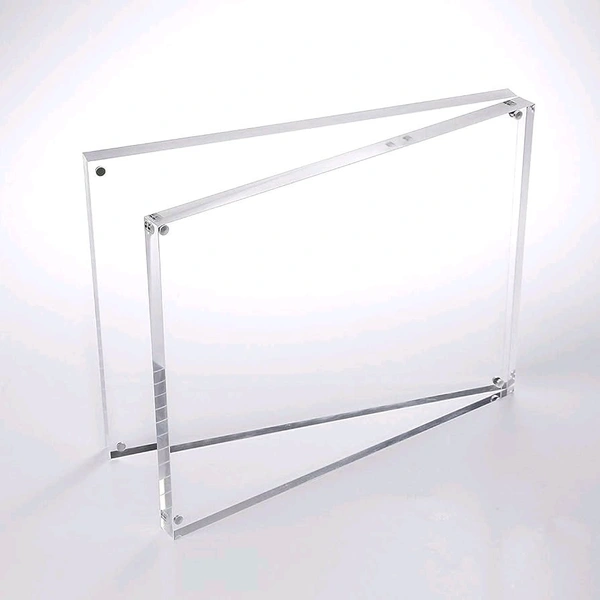 Acrylic Magnetic Fridge Magnet Double Side Display - Pack Of 5