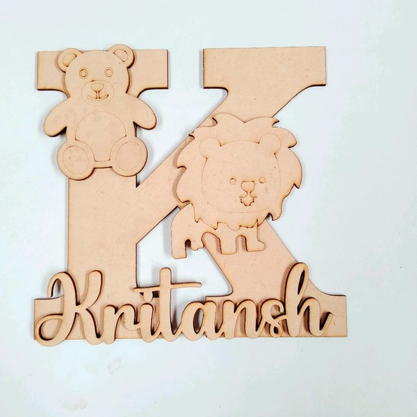 Monogram Fridge Magnet Lion & Bear - Pack Of 25