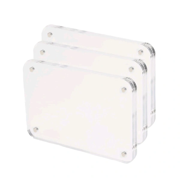 Acrylic Magnetic Fridge Magnet Double Side Display - Pack Of 50