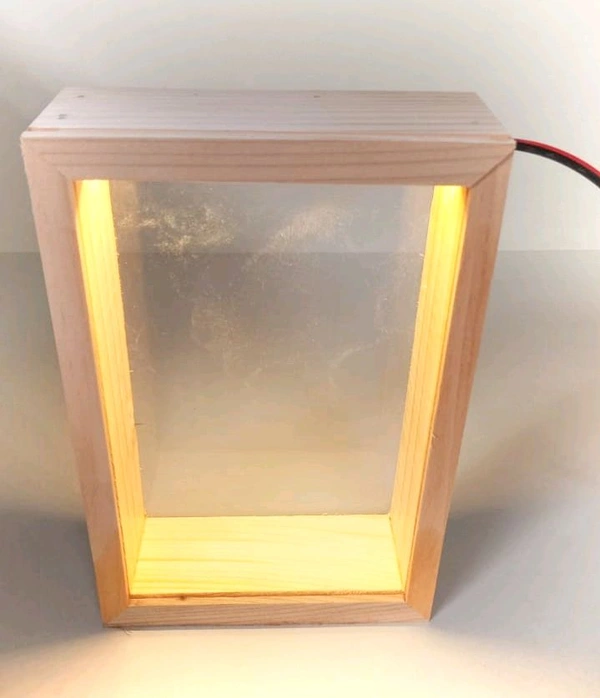 Miniature 3D LED Lights Photo Frame Night Lamp - 6 * 6 * 2 Inches