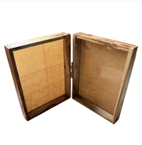 Teakwood Varmala Preservation Frames - Acrylic Base/ Book Floting Frame / Standing Frame - 10 * 8 * 3 Inches